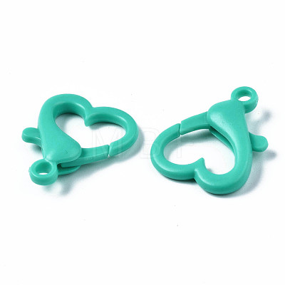 Opaque Acrylic Lobster Claw Clasps SACR-T358-02E-1