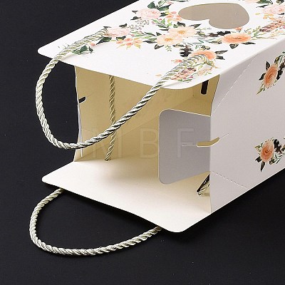 Rectangle Paper Gift Boxes with Handle Rope CON-B010-04B-1