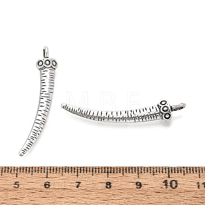 Tibetan Style Alloy Pendants TIBEP-T054-12AS-1