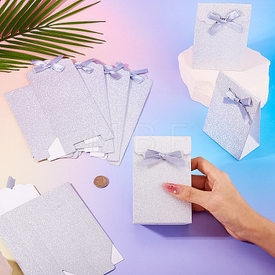 Rectangle Glitter Paper Gift Bags CARB-TAC0002-05B-1