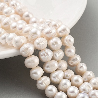 Natural Cultured Freshwater Pearl Beads Strands PEAR-C003-15C-1