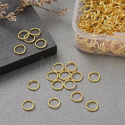 Iron Open Jump Rings IFIN-YW0001-08G-1