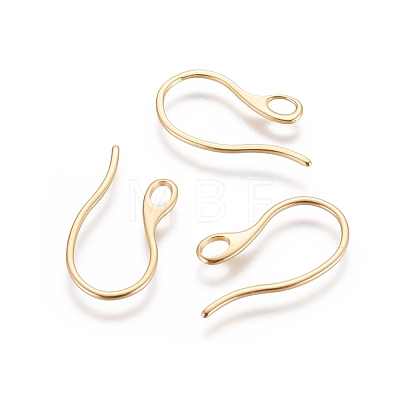 304 Stainless Steel Earring Hooks STAS-E464-04G-1
