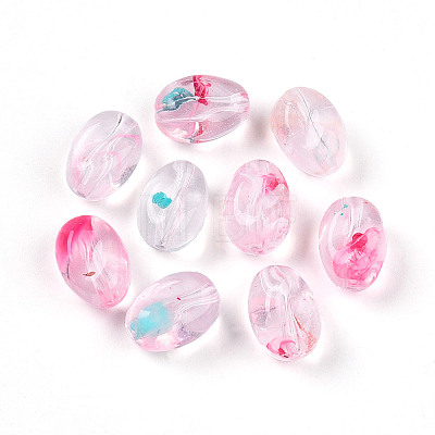 Transparent Acrylic Beads TACR-T028-38C-1