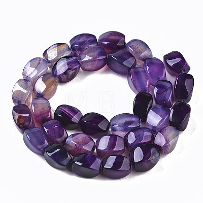 Natural Agate Beads Strands G-S359-261C-1