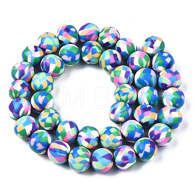 Handmade Polymer Clay Beads Strands CLAY-T020-01-1