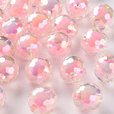 Transparent Acrylic Beads TACR-S152-14B-A01-1