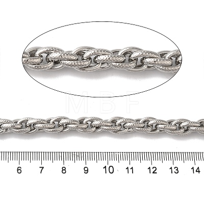 304 Stainless Steel Link Chains CHS-A012-06B-P-1
