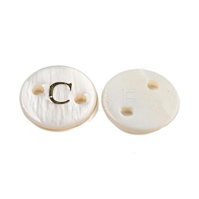 Freshwater Shell Buttons BUTT-Z001-01C-1