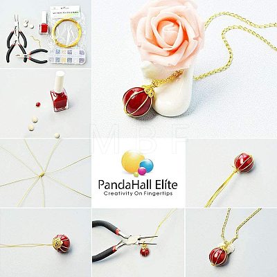 Round Unfinished Wood Beads WOOD-PH0008-14-1
