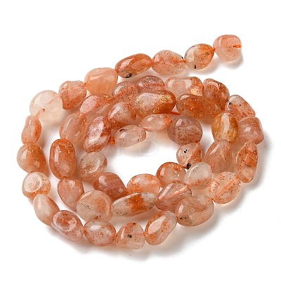 Natural Sunstone Beads Strands G-L608-A04-02-1