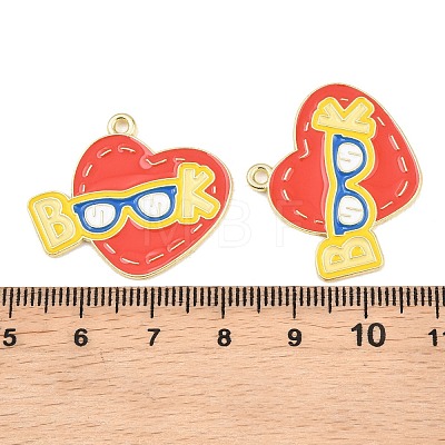 Alloy Enamel Pendants ENAM-L055-01J-02-1