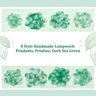   8Bags 8 Style Handmade Lampwork Pendants LAMP-PH0001-12-1