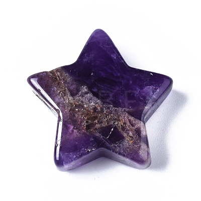 Natural Mixed Stone Star Shaped Worry Stones G-T132-002A-1