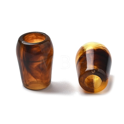 Two Tone Acrylic Beads OACR-S042-03D-1