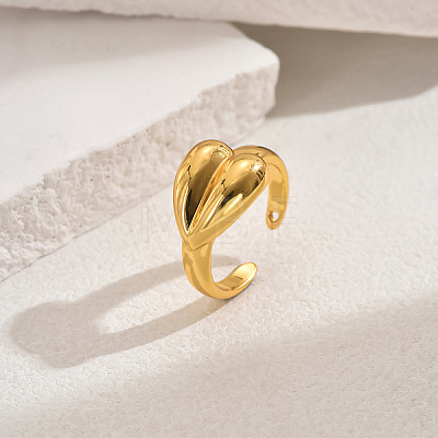 Brass Cuff Open Rings for Women QB9628-2-1