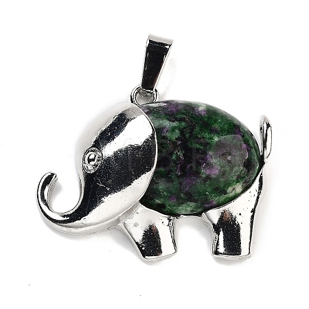 Natural Ruby in Zoisite Pendants G-G112-01P-16-1