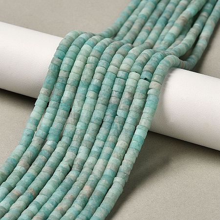 Natural Amazonite Beads Strands G-P575-B41-4x2mm-1