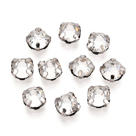 Flat Round Sew on Rhinestone KK-N282-01A-P-1