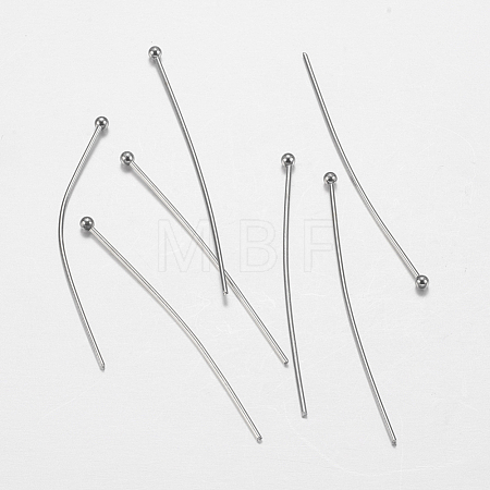 Tarnish Resistant 304 Stainless Steel Ball Head Pins STAS-F149-29P-1