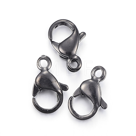 304 Stainless Steel Lobster Claw Clasps STAS-H353-C-02B-1