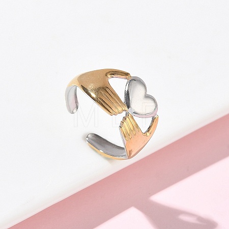 304 Stainless Steel Cuff Open Rings RJEW-Z121-02GP-01-1