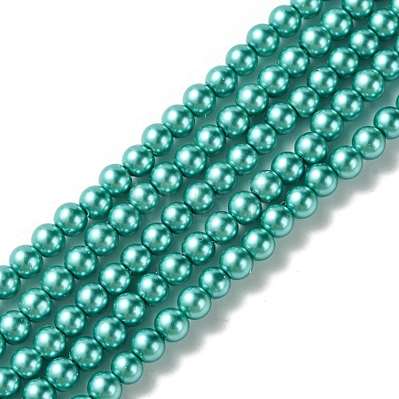 Grade A Glass Pearl Beads LS-HY-J001-4mm-HX052-1