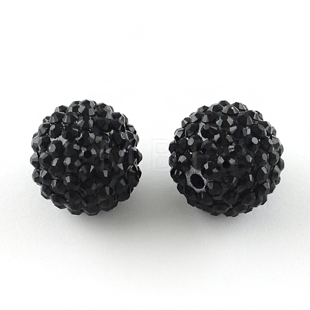 Resin Rhinestone Beads RESI-S315-16x18-01-1