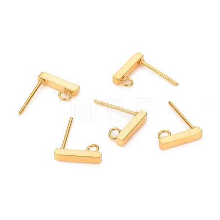 304 Stainless Steel Stud Earring Findings STAS-I150-03G-1