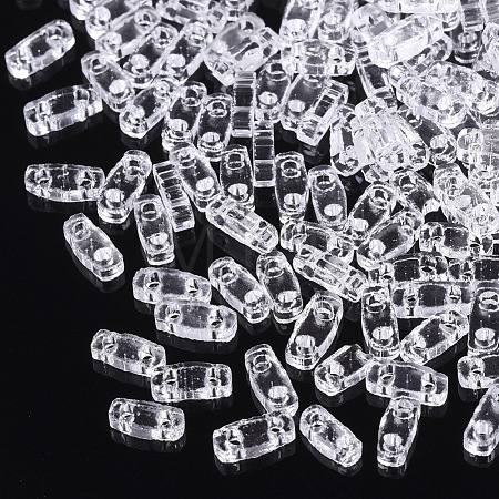 2-Hole Glass Seed Beads SEED-T003-01A-02-1
