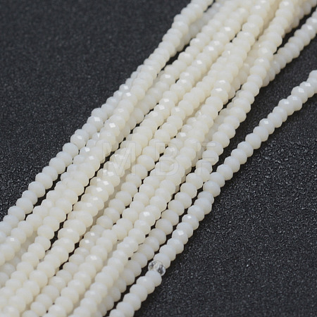 Opaque Glass Beads Strands X-EGLA-J144-NB11-1