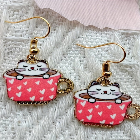 Alloy Dangle Earrings FS-WG32F4A-10-1