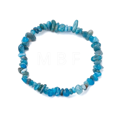 Natural Apatite Beads Kids Bracelets BJEW-JB10611-04-1