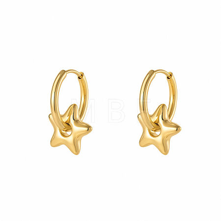 304 Stainless Steel Hoop Dangle Earrings for Women AF5026-1-1