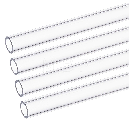 Transparent Acrylic Pipe AJEW-WH0475-51M-1