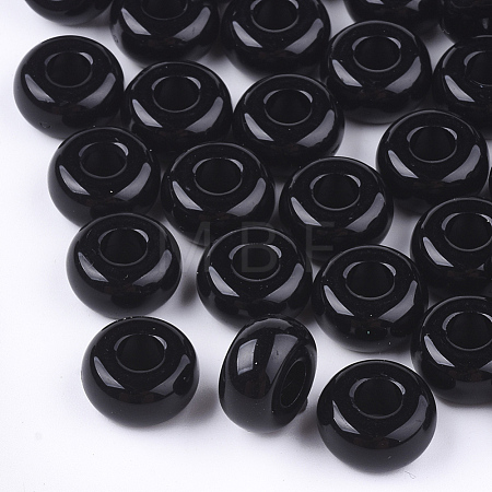 Opaque Acrylic European Beads SACR-T344-06A-1