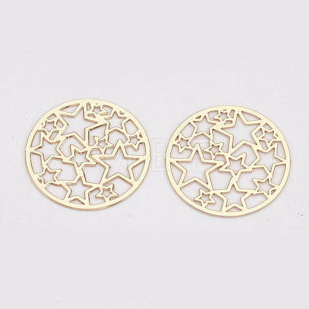 Brass Filigree Joiners Links KKC-S001-013KC-1