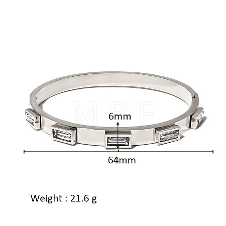 304 Stainless Steel Hinged Bangles WG99C16-02-1