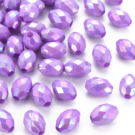 Opaque Acrylic Beads TACR-S153-32I-04-1