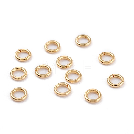304 Stainless Steel Open Jump Rings STAS-R060-5x0.8-1