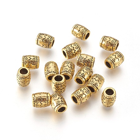 Antique Golden Tibetan Style Spacer Beads LS-GLF0756Y-1