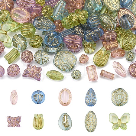 100G Transparent Acrylic Beads OACR-FS0002-01-1