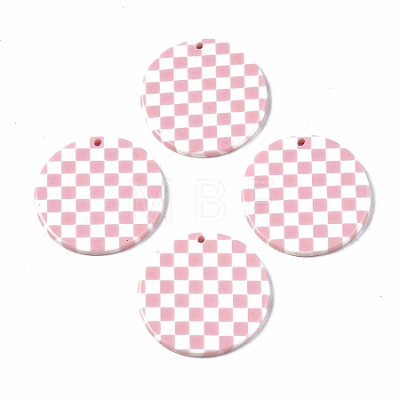 Opaque Cellulose Acetate(Resin) Pendants KY-Q057-002B-A04-1