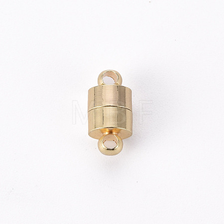 Brass Magnetic Clasps with Loops KK-Q765-007-NF-1