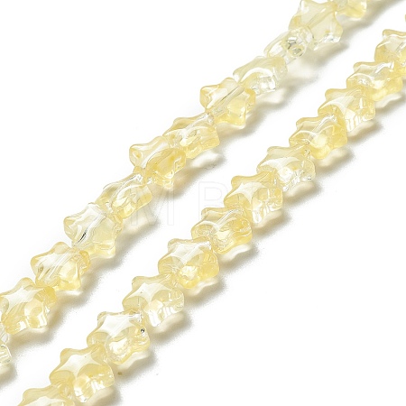 Transparent Glass Beads Strand X1-GLAA-F112-02D-1