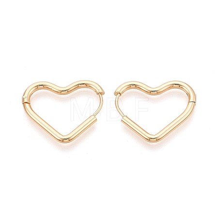 304 Stainless Steel Hoop Earrings STAS-T074-53G-1