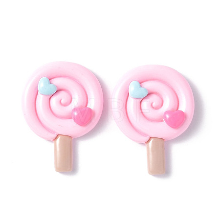 Opaque Resin Cabochons CRES-P023-03C-1