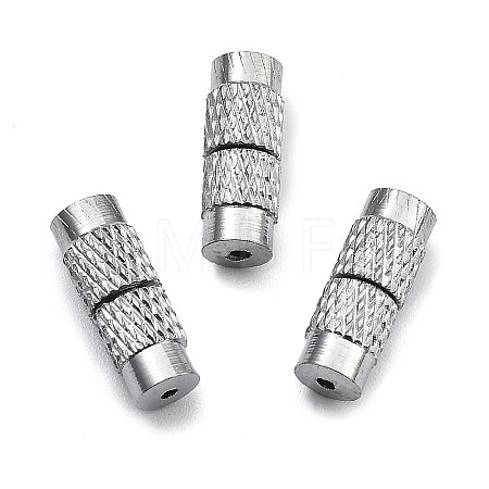 Column Brass Screw Clasps KK-M143-01-1