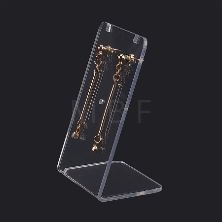 Acrylic Earring Stands Displays EDIS-F005-02-1