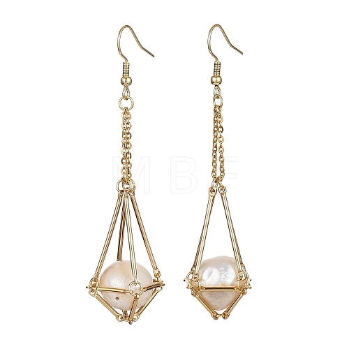 Brass Earring Hooks with Tray EJEW-JE05582-01-1